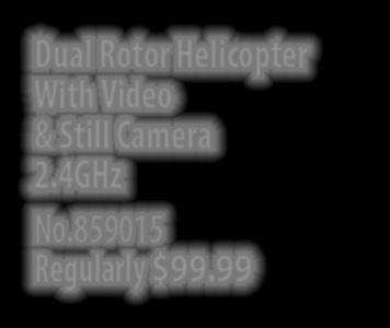 99 U13A Dual Rotor Helicopter With