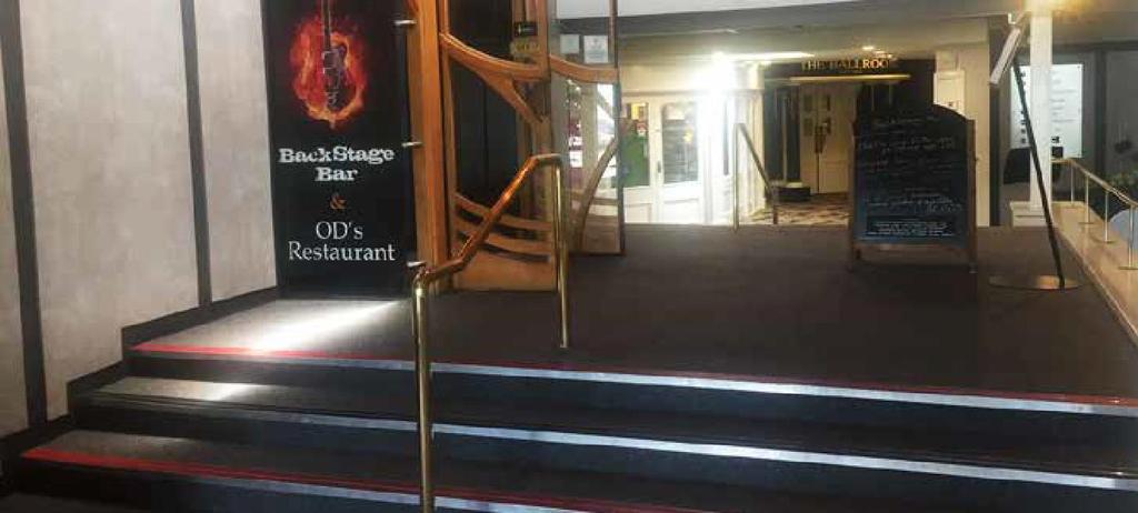 D s Restaurant and Backstage bar Have an accessible elevator from the ground floor to the main Backstage bar area and O D s Restaurant.