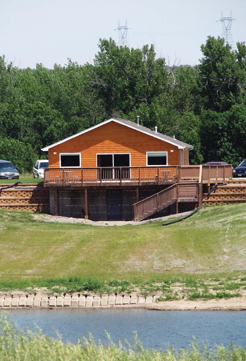 About lodges Oahe Downstream