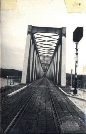 čeličnog mosta kod Botova (Hrvatski željeznički muzej) M.
