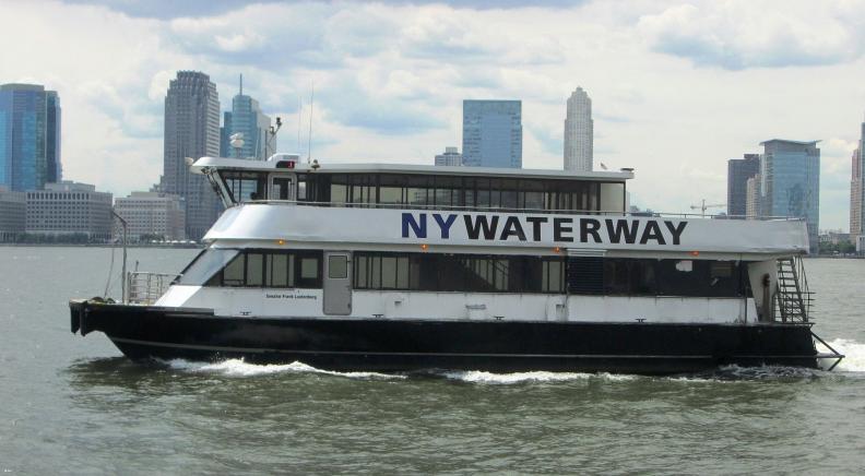 New York Waterway Thirty-three vessels serving thirteen terminals on sixteen routes Transport 7.8 million passengers and no vehicles annually Annual budget of $33.