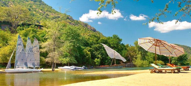 Pumulani Lake Malawi 4 nights Pumulani s location is recognised as one of the most beautiful shores of the Lake and borders Lake Malawi National Park.