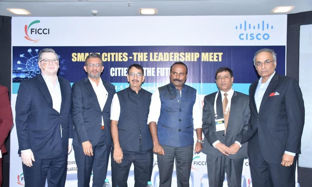 Smart Cities - The Leadership Meet - Cities of the Future 4-5 July 2018, Bengaluru, Karnataka FICCI along with Smart City Leaderships, organized a two days Smart Cities The Leadership Meet on 4-5