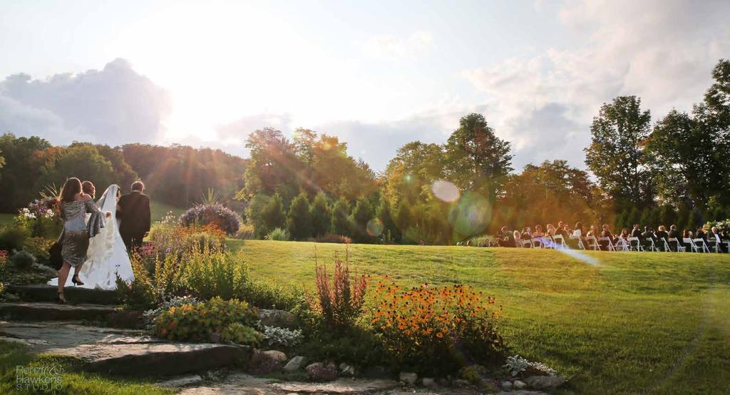 Venues close to home, for those closest to your heart Wedding Garden Just steps from the slopeside patio of the Grand Summit Hotel, the Wedding Garden is located at the base of Mount Snow, with the