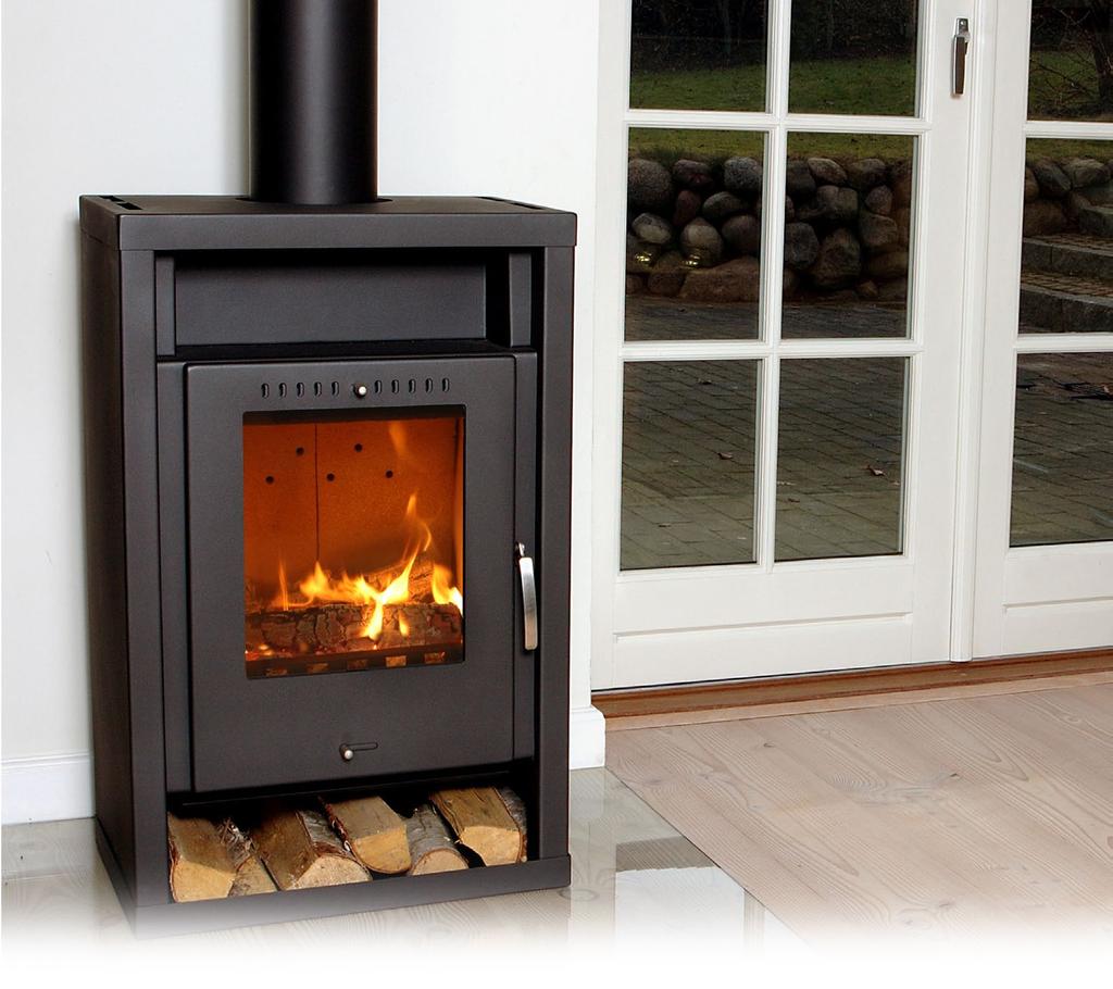 Asgård 2 A small wood stove, where the experience of the living fire is encapsulated in a simple and functional design.