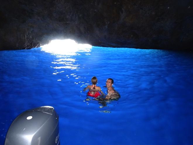 Most importantly, do not wake late and miss the included trip to the famous Blue Cave (Parastas Tripa).