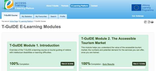 E-Learning modules: www.
