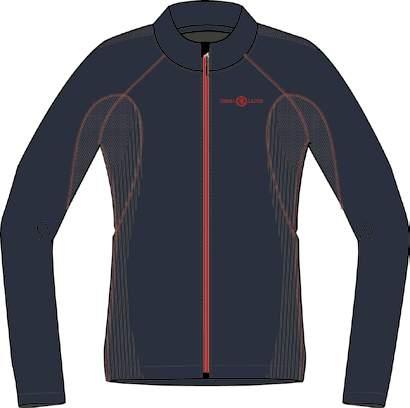 ACTIVE SEAMLESS ZIP TOP WMS S50036 THE NEXT GENERATION OF FULLY PACKAGED HIGH PERFORMANCE MOISTURE MANAGEMENT BASE LAYERS WITH BODY