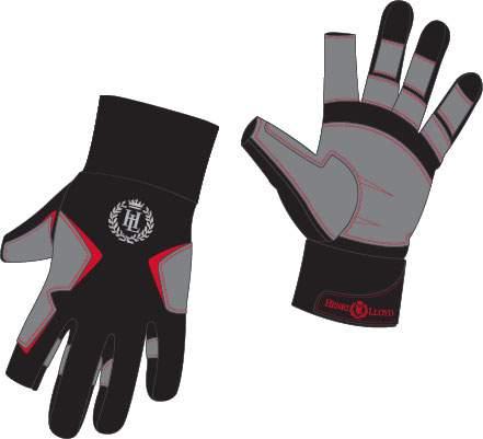 ACCESSORIES DECK GRIP LONG FINGER GLOVE Y80055 Engineered from tough yet flexible fabrics and components including Kevlar thread and reinforced palm to create highly flexible and durable gloves that