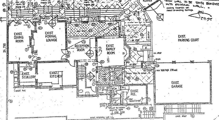 Building plans prepared by Kotlowitz Adler, October 1992. Ground floor.