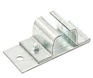 Ceiling support mounting plates (except item# 206861) have bosses to lock the track into the hardware.