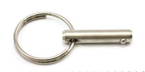 OD tube 10 Boat Top Fittings Type 316 Pull Pin This Pull Pin features a 1-1/2 inch length by 1/8 inch diameter, a 1 inch Pull Knob and 3