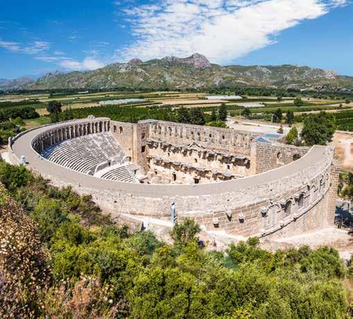 Aspendos amphitheatre Taurus Mountains Kas The Lycians were definitely on to something when they set their empire on the peninsula nestled between Antalya and Fethiye.