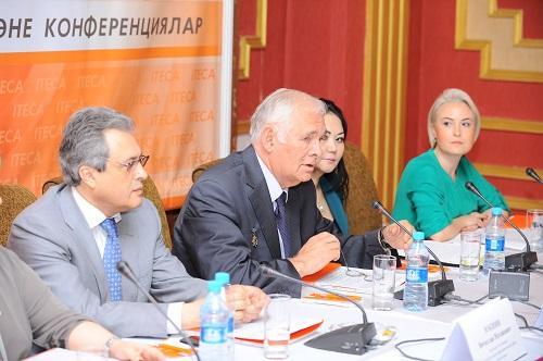 part. The General Assembly, took place from 15 to 17 May at the Bakshasaray reception house, included speech by Professor Leonid M.