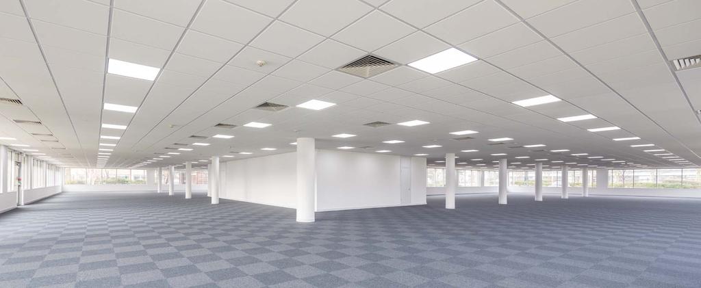 Two remaining floors totalling 25,577 sq ft with light, spacious and flexible