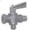 Shut-Off Valves Gas Shut-Off Valve Flare x Flare Rated at 2 PSIG Cast bronze plug style Lever Handle G17025 1/4 25 G17037 3/8 25 G17050 1/2 50 G17075 3/4 50 G17100 1 25 G17125 1-1/4 10 G17150 1-1/2