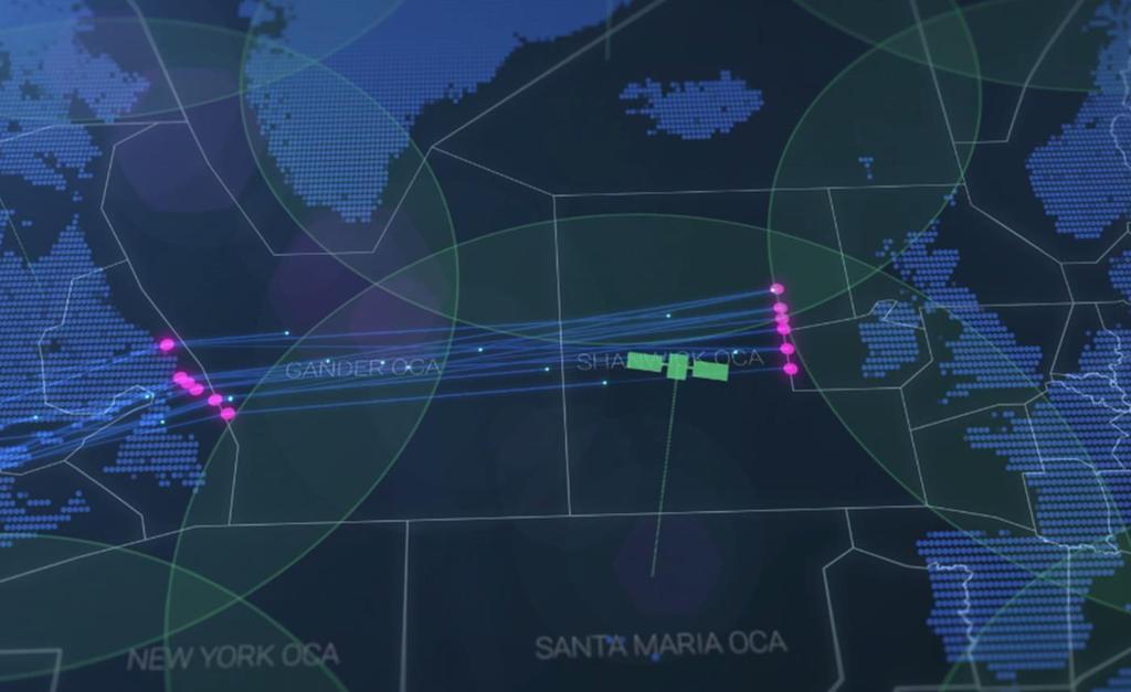 Oceanic ADS-B From 2020 real time surveillance coverage enables reduced separation Flights will be able to plan and