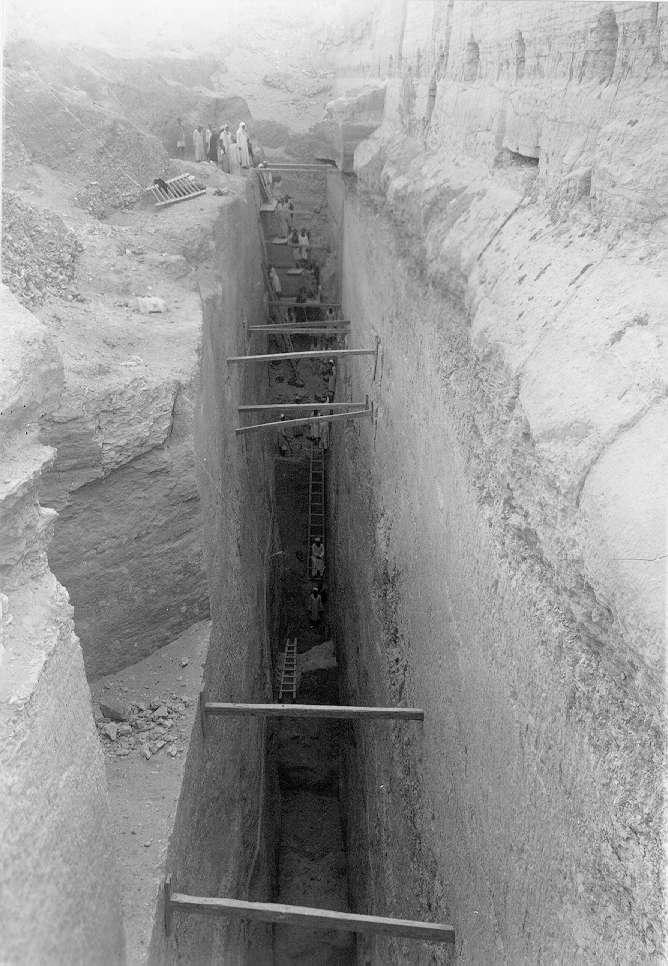 THE THIRD AREA ALONG THE SOUTH BANK THE NEW COMPARTMENT COMPLETELY EXCAVATED WITH