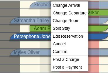Move a guest reservation to different room Once a reservation is created then you can move them to a different room.