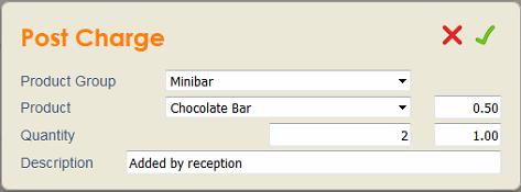 Minibar operation for room maid To charge a minibar item to the room Lift the telephone receiver Dial service code 781 o Input the item number which is listed in the database o Press the hold button