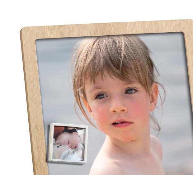 magnetiche / Wooden photo frame with