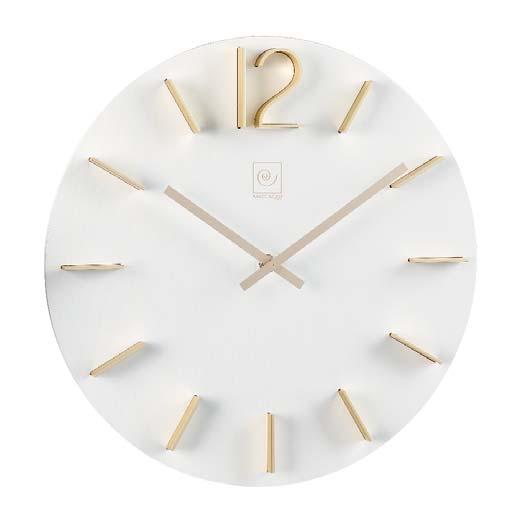 Time Clocks M578(Q) M577(Q) M577(Q) - Orologio in legno impiallacciato con ore in alluminio