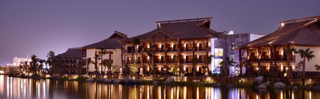 Key Facts The warm ambient lighting and modernized Polynesian motifs and signature dining restaurants.