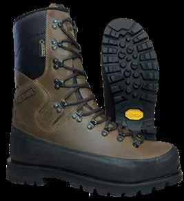 Heavy nylon midsoles provide the support needed on uneven terrain. Heavy duty rubber rand adds protection and support to the upper. Padded upper for comfort and support.