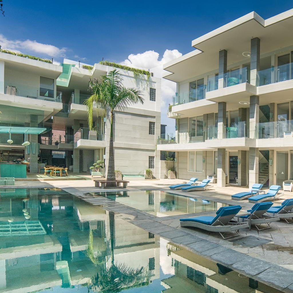 INVEST IN YOUR DREAMS AQ-VA Hotel & Villas is a tranquil condohotel that offers a mix of stylish housing from one and two-bedroom apartments to two-bedroom townhouses to three and four-bedroom villas.