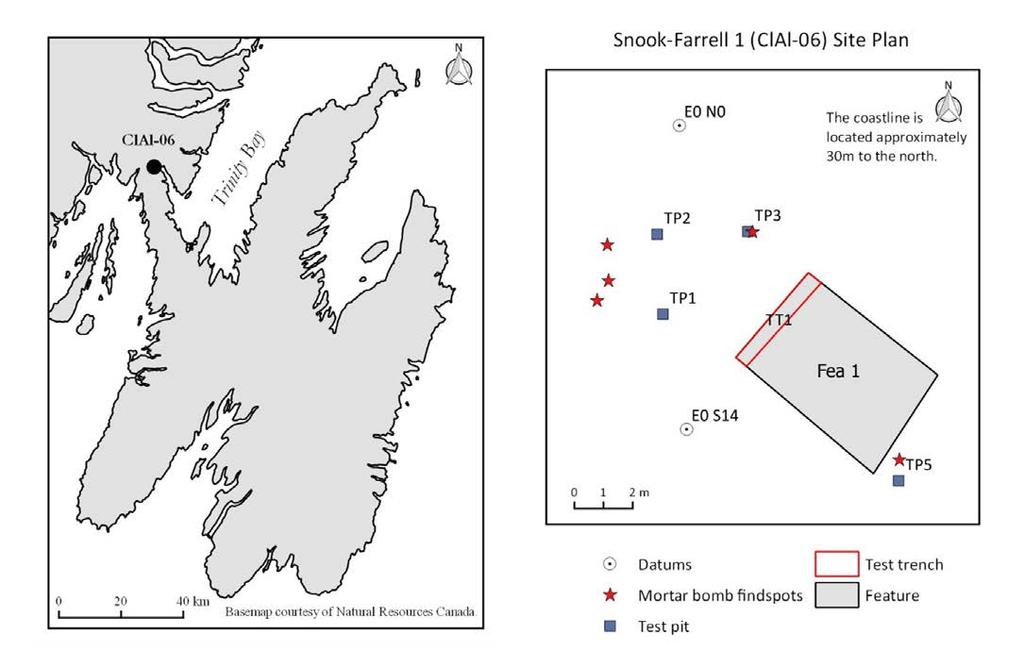 A brief survey of Bull Arm 1 and Backside Beach 1, Trinity Bay, Newfoundland Barry Gaulton, Duncan Williams, Robyn Lacy & Colleen McNulty Memorial University of Newfoundland T he following report