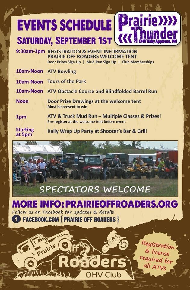 To The Appleton OHV Park ------------------------------------------------- ATV Rides For Good Causes (If you can't make it to the ATVAM Ride & Rally, check this