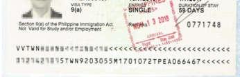 your VISA after going through the immigration process.