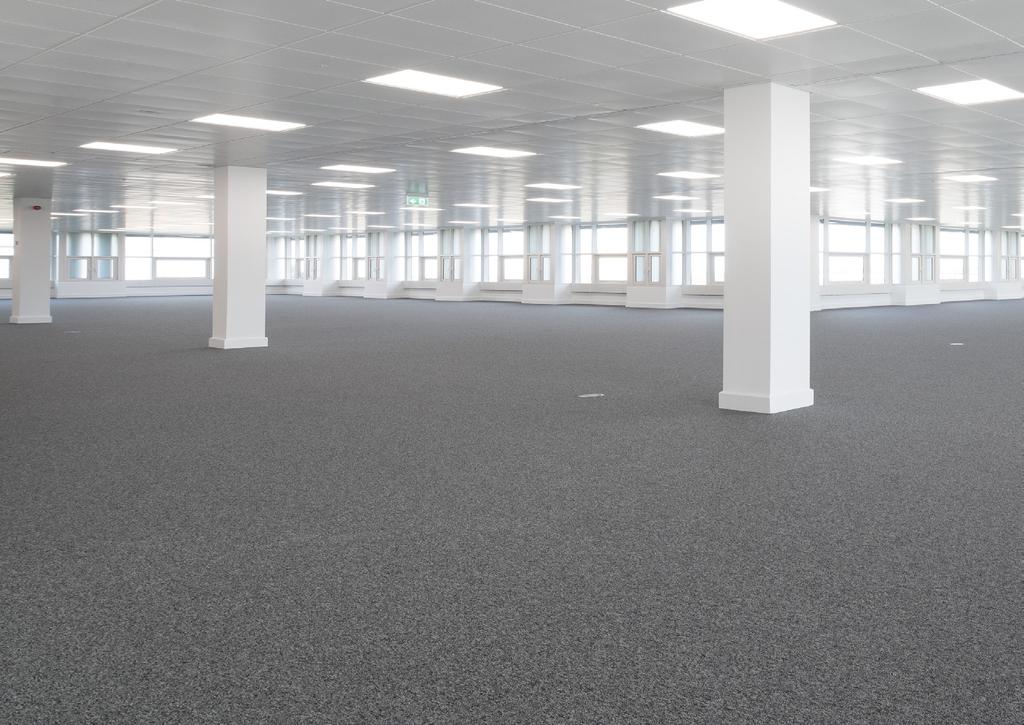 FLEXIBLE OPEN PLAN OFFICES BENEFITTING FROM EXCELLENT NATURAL LIGHT AND REFURBISHED TO GRADE A SPECIFICATION Specification The building has undergone a substantial refurbishment and will provide the