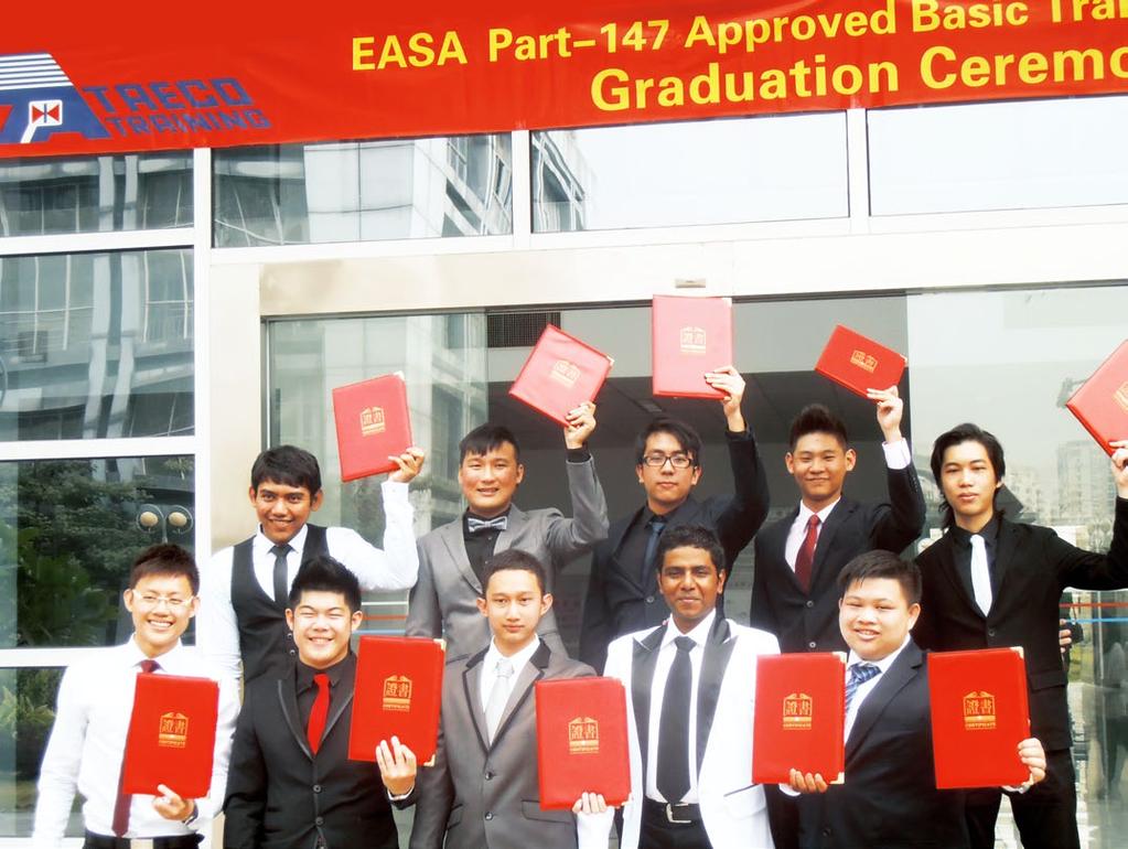 HAECO Group Services Company Events Feature Interview with Customer Capability Updates HAECO Group Companies Technical Training TAECO s EASA Part-147 Training Programme On 27 October, a graduation