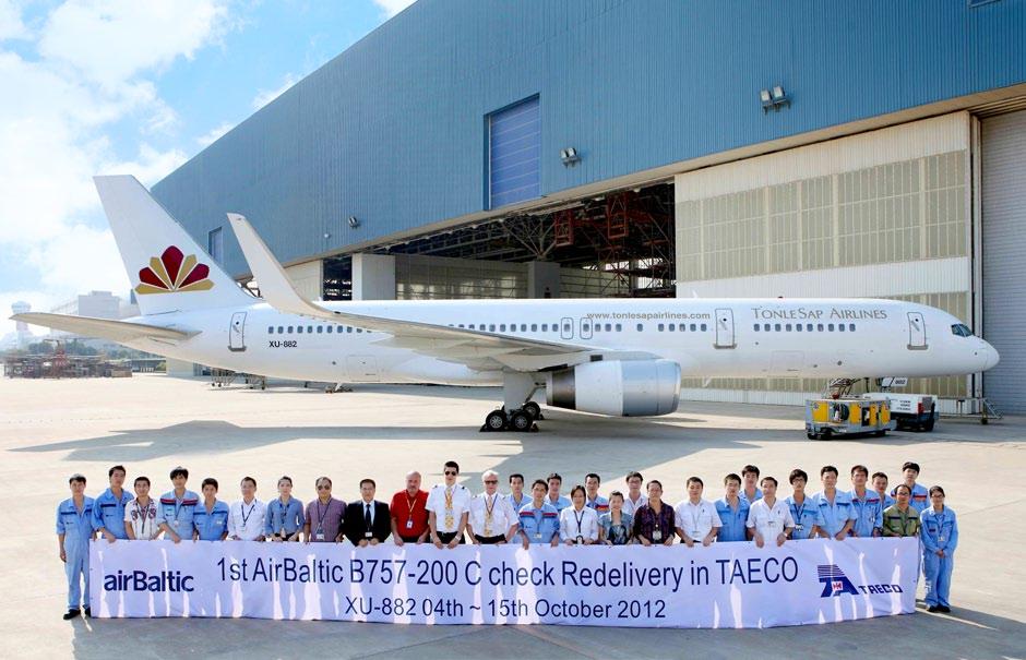 HAECO Group Services Company Events Feature Interview with Customer Capability Updates HAECO Group Companies Airframe Maintenance New customers Air Astana and Air Baltic On 11 September, Taikoo