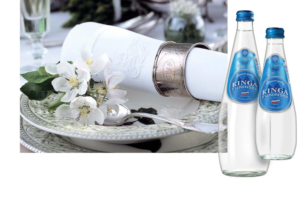 New line in white glass Premium in white glass is an ideal offering for the HoReCa market.