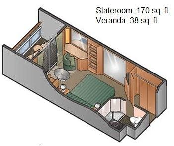 06 Stateroom 06 Stateroom: 170 sq. ft.