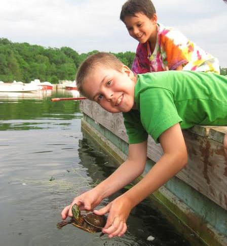 Aquatics Campers share a cabin and meals with other aquatics campers and participate in all of the traditional camp activities such as archery, the Mt. MacLean Skyway and campouts.