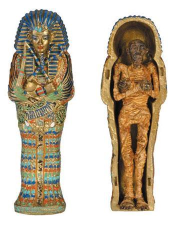 Mummification and the gods Osiris, the god of the dead, and Isis, his sister/wife and goddess of nature, were also important.