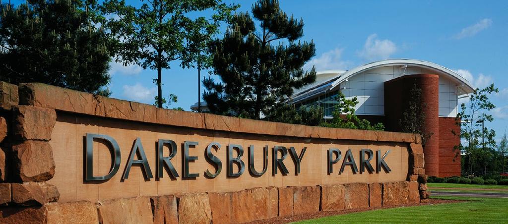 3. DARESBURY PARK Daresbury Park, situated adjacent to M56 Junction 11, is a 225 acre high quality business park which is home to head office, financial services and high tech operations.