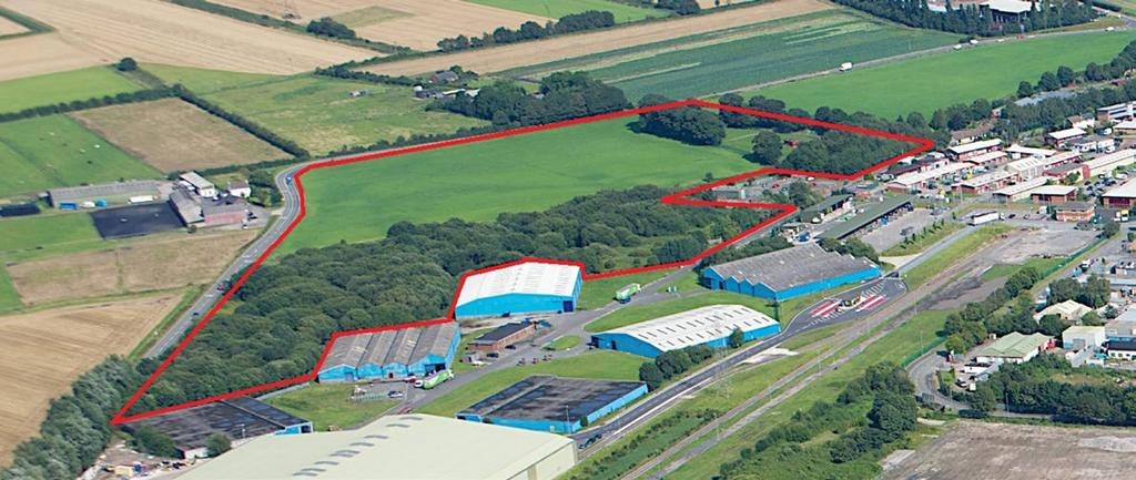 23. LAND AT NORTH PERIMETER ROAD The North Perimeter Road site extends approximately 27 acres within Knowsley Business Park. The site is capable of accommodating buildings up to 32,500m2 (350,000ft2).