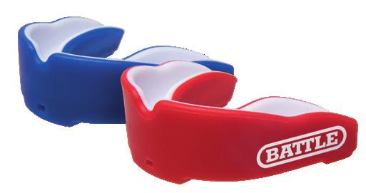 custom-like fit Easy-clip removable strap BATTLE STANDARD FANG Comes in Youth and Adult sizes Works