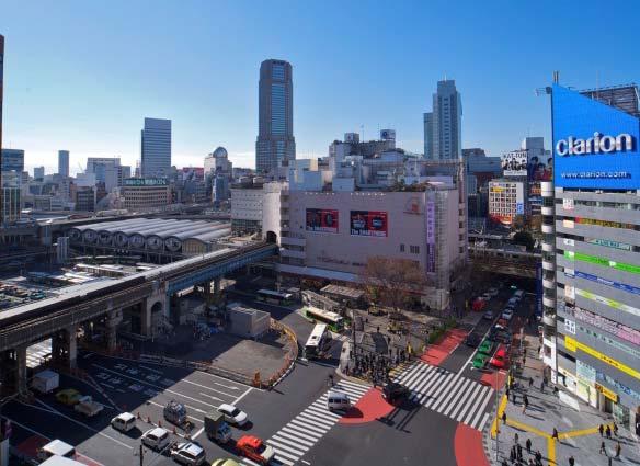 Update on the Development of Shibuya Station District Before development Future