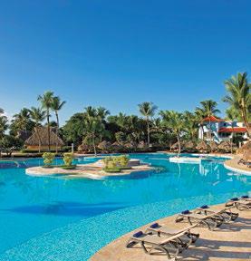 FAC I L I T I E S A N D SERVICES Three outdoor pools and a Jacuzzi Sun loungers, towels and parasols at the pool Six bars, including a swim-up bar Ice cream parlour Free Wi-Fi Spa