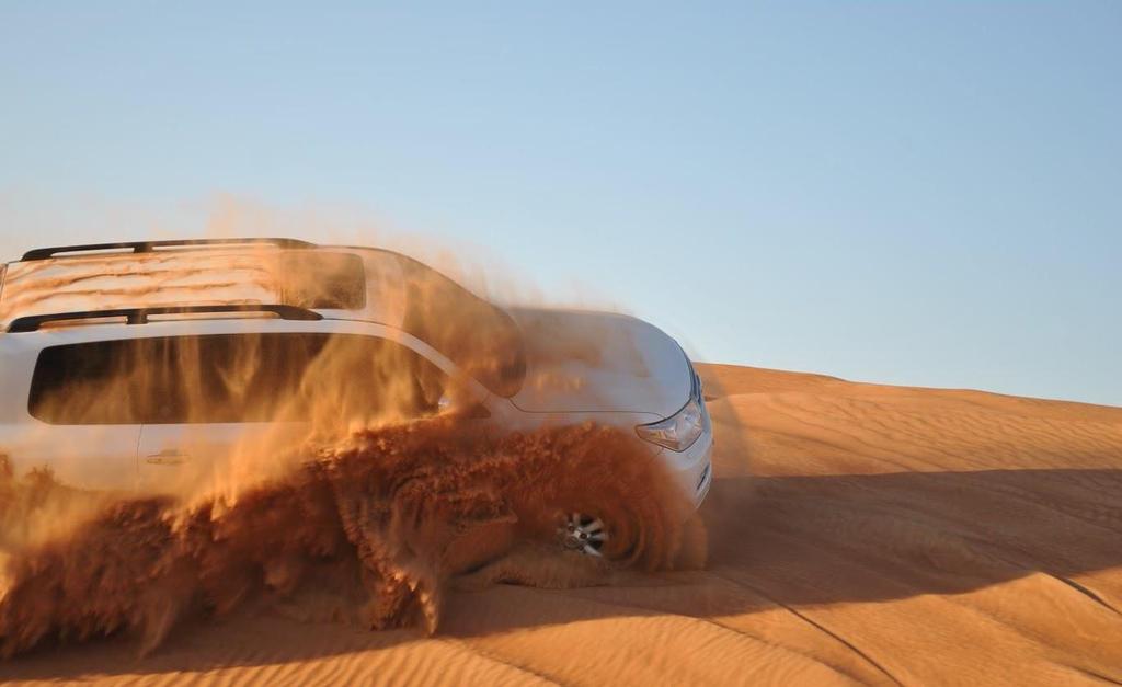 Day 4 Morning free after breakfast. Afternoon you will enjoy a Half-day Desert Safari with BBQ Dinner (15.30-22.