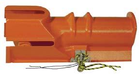 1370 & 1371: Crossarm Guards Available in two different styles: the 1370 pin type and the 1371 post type Used to prevent tie wires from contacting crossarms during hot line operations Two different