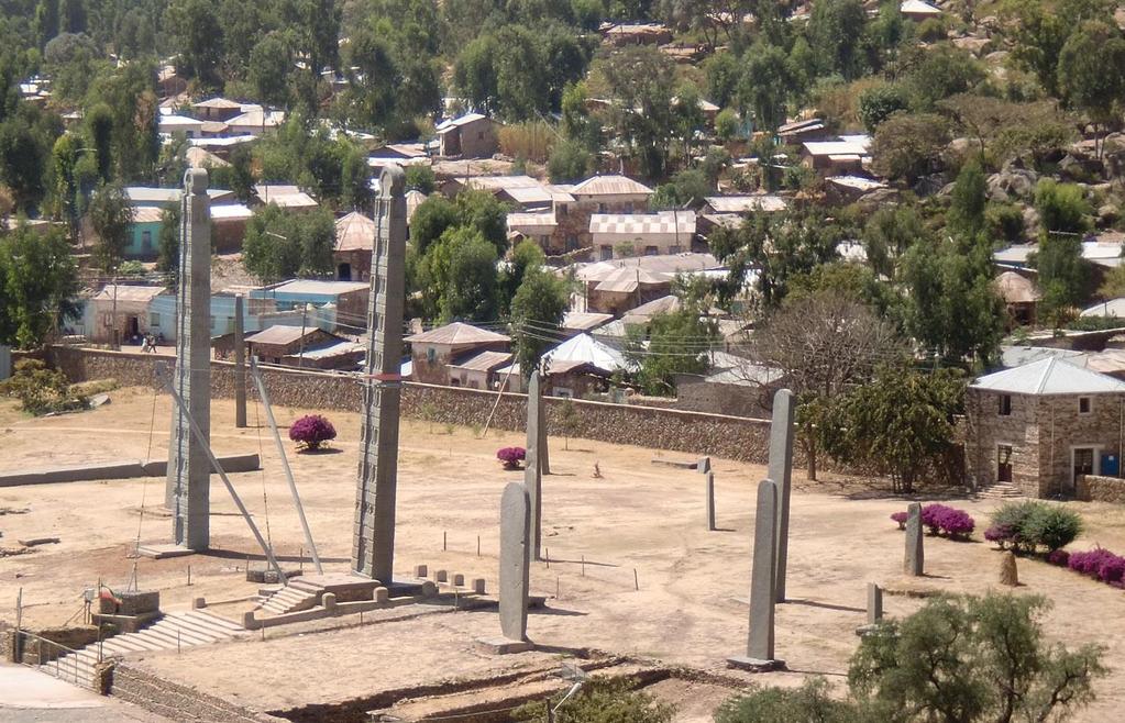 Day 8 Fly to Axum After breakfast, transfer to the airport and fly to Axum. This simple frontier town is in fact a city of great importance as the ancient capital of Ethiopia.