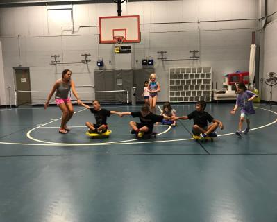 BASKETBALL & FLOOR HOCKEY (Grades K - 4) Take a pass on boredom and learn the fundamentals of these two high intensity games! Skills that will be acquired are basic dribbling, passing and shooting.