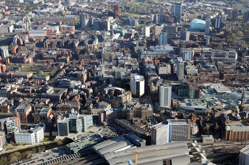 Bank of England DLA Piper Zurich Walker Morris Pinsent Masons Towering above City Square the best business address in Leeds.