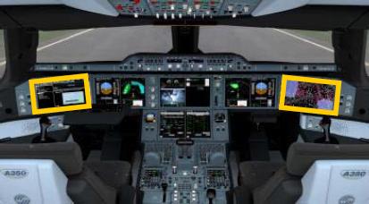 A350/A380 cockpits on-board